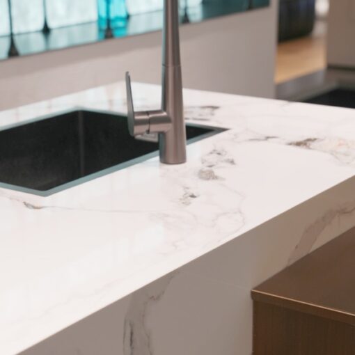 Best Quality Stone Furniture Quartz Silicon Free Quartz Artificial Quartz Countertop Kitchen White Quartz – Image 2