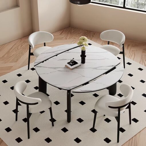 Cheap Price Modern dining room Stone table Sintered Stone new dinner table set furniture luxury dining table set extendable Factory Wholesale