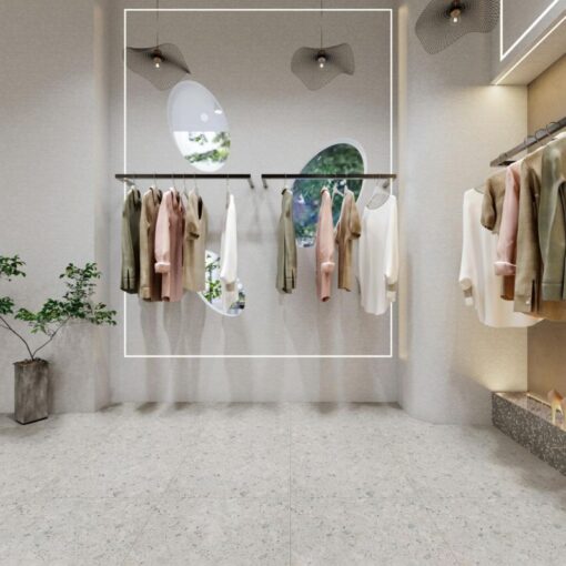 Cloud gray terrazzo stone factory - Imagen 2