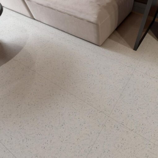 ⁦Cream color Terrazzo stone Floor tiles Home Decor Project⁩ - الصورة ⁦2⁩