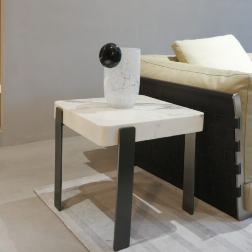 Custom Modern Stone Furniture Corner Coffee Table Sofa Side Tea Table Home Living Room Apartment Use