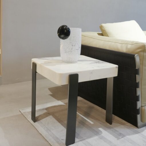 Custom Modern Stone Furniture Corner Coffee Table Sofa Side Tea Table Home Living Room Apartment Use – Image 2