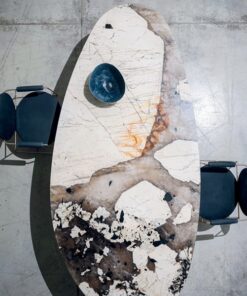 Designer modern luxury Stone Table Customized Furniture marble tea table and Italians dinner table marble dining room furniture table set