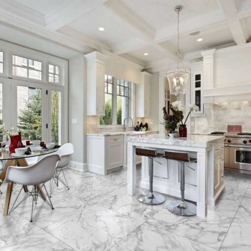 ⁦Engineered Marble Arabescato⁩ - الصورة ⁦2⁩