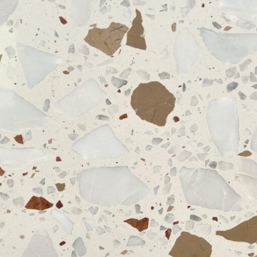 Garden White Terrazzo stone hotel works and wall tiles China factory wholesale prices