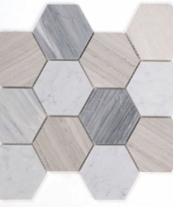 Stone Mosaic Marble Hexagon Bathroom Floor Wall Tiles Wholesaler