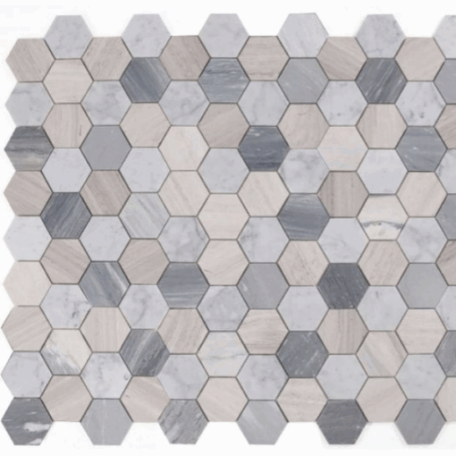 Stone Mosaic Marble Hexagon Bathroom Floor Wall Tiles Wholesaler – Image 4