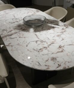 High Quality Stone Table Modern Luxury Furnitures Dinners Table Dining Room Set Marble Stone Marble Dinning Table Set With 6 Chairs