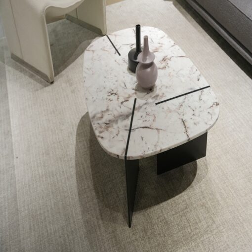 Hot Home Furniture Stone Table Modern Living Room Coffee Table Luxury Design Low Base Side Tea Table for living room furniture – Image 2