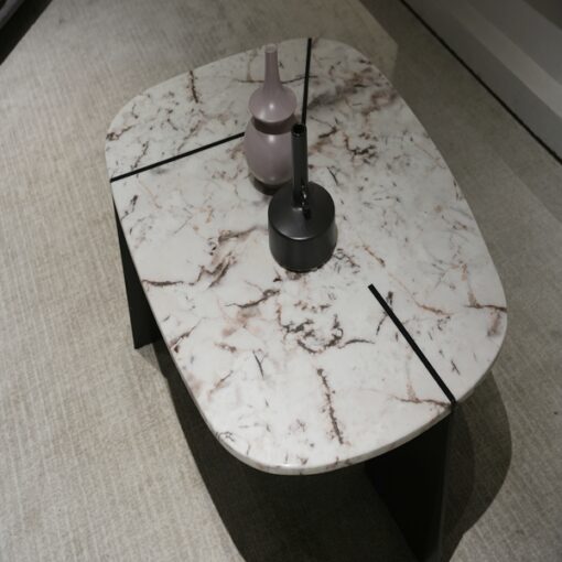 Hot Home Furniture Stone Table Modern Living Room Coffee Table Luxury Design Low Base Side Tea Table for living room furniture