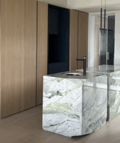 Ice Green Marble Stone Furniture Kitchen ice Cold Emerald Green Marble Beauty Marble Kitchen Island Worktops
