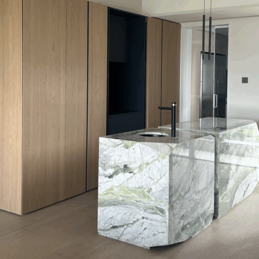 Ice Green Marble Stone Furniture Kitchen ice Cold Emerald Green Marble Beauty Marble Kitchen Island Worktops