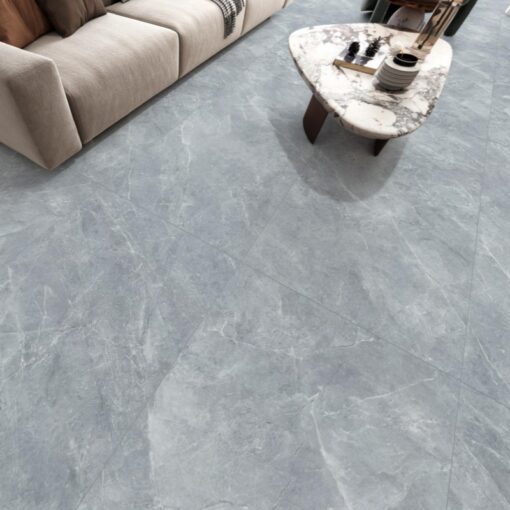 Italian Cloud Grey Marble Sintered Stone Tiles For Modern Interior Floor & Wall Kitchen stove surface Wholesale - Imagen 3