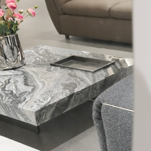 Italian Designer Stone Table Villa Light Luxury Modern Design Marble Living Room Coffee Table Modern Minimalist Style Customized Coffee Shop Set - Image 4