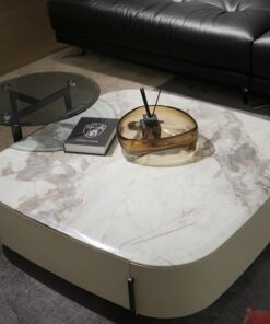 Italian Luxury Design Stone Table Modern Coffee Table Marble Top Table living room tv stand and coffee table set for home luxury