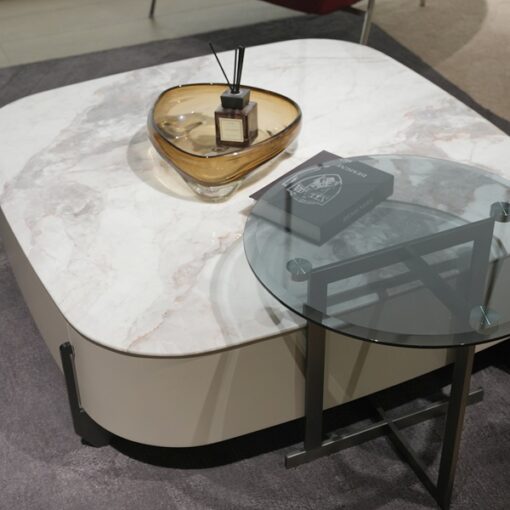Italian Luxury Design Stone Table Modern Coffee Table Marble Top Table living room tv stand and coffee table set for home luxury - Image 5