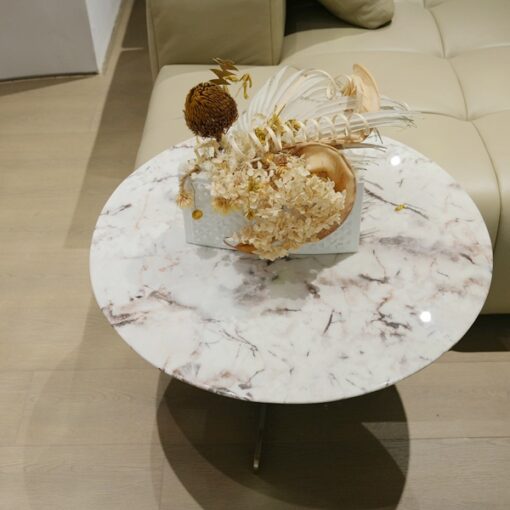Italian Luxury Stone Table Modern Living Room Square Marble Coffee Table Center Table - Image 4