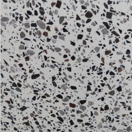 Khaki Off White Terrazzo stone Cafe toilet floor and wall tile stone China factory prices