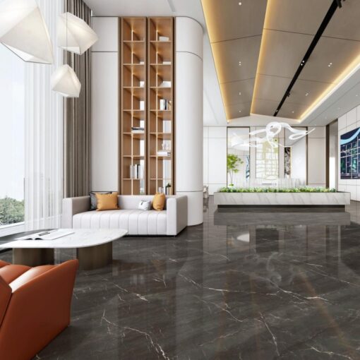 Lok Black natural marble stone background wall brick suppliers in China – Image 4