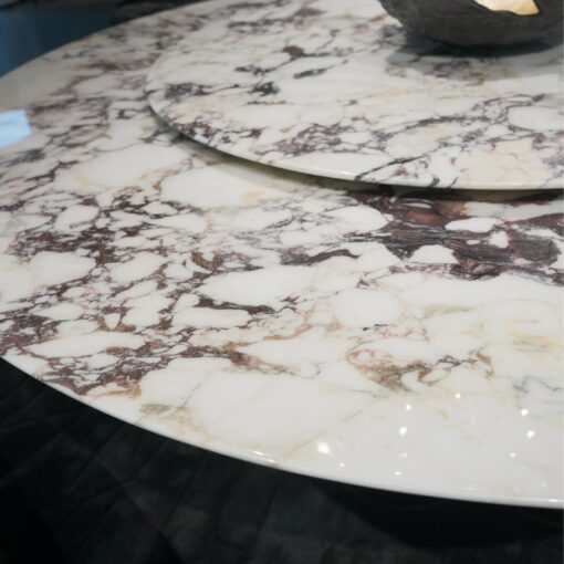 Luxury Bvlgari marble Nordic-style stone dining table furniture factory in China - Image 2