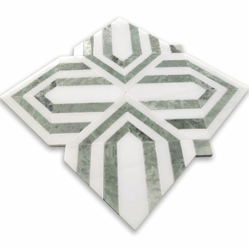 High quality Marble Stone Indoor design Mosaic Wall Tile Wholesale – Image 2