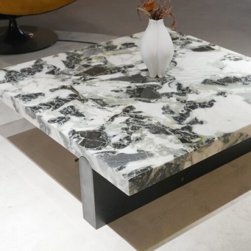 Luxury Modern Stone Furniture Green Marble Center Table Cube Side Table Living Room Furniture Customized Yunfu Factory