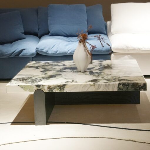 Luxury Modern Stone Furniture Green Marble Coffee Table Living Room Furniture Bedroom Furniture Customized - Image 2