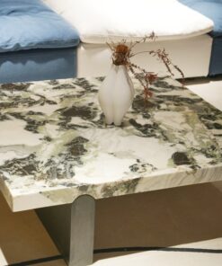 Luxury Modern Stone Furniture Green Marble Coffee Table Living Room Furniture Bedroom Furniture Customized