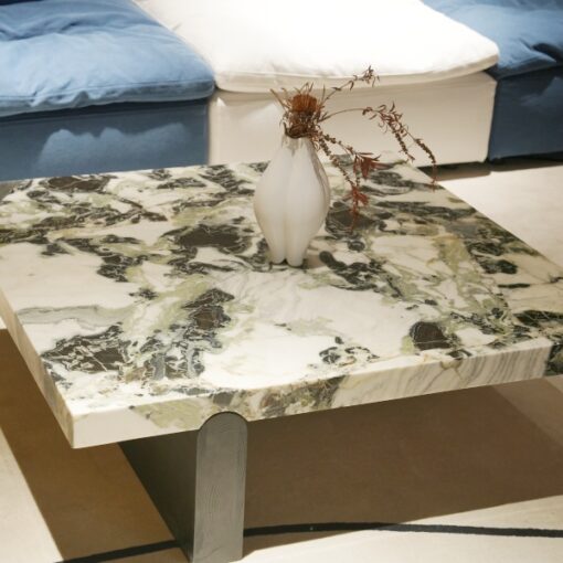 Luxury Modern Stone Furniture Green Marble Coffee Table Living Room Furniture Bedroom Furniture Customized