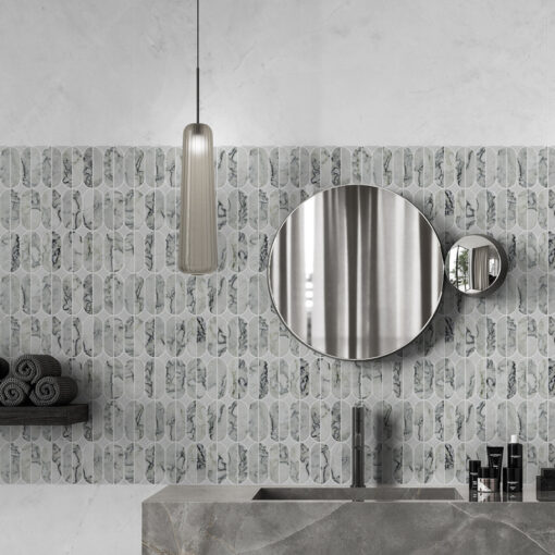 Marble stone Mosaic tile kitchen toilet backsplash wall tile factory manufacturer in China – Image 2