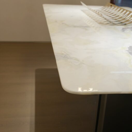 Modern Design Rectangle High Quality Stone Table Green Marble Dining Table Top Interior Decor Home Furniture Interior For Living Room - Image 2