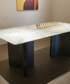 Modern Design Rectangle High Quality Stone Table Green Marble Dining Table Top Interior Decor Home Furniture Interior For Living Room