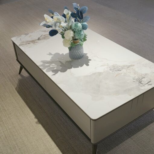 Modern Home Stone Furniture Sintered Stone Coffee Table Living Room Furniture For Living Room Decoration Coffee Table Marble Coffee Table - Image 2