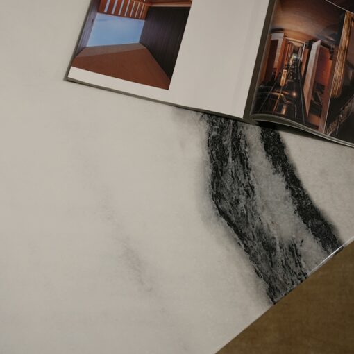 Modern Living Room Stone Table Custom Size Panda White Marble Slap Marble Stone Coffee Table Dininng Table for Living Room - Image 3