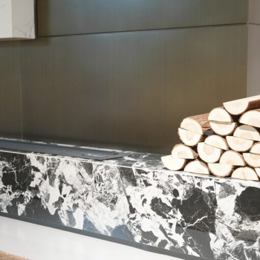 Modern Luxury Stone Furniture Countertop Natural Black Marble Big Slab Glazed Slab Marble Tile Living Room Decoration - Image 4