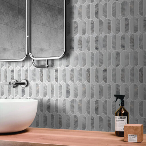 Natural marble stone Mosaic tile indoor kitchen bathroom wall tile wholesaler – Image 3
