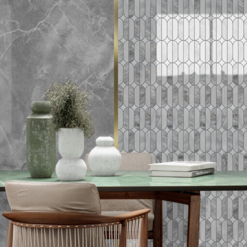 Natural marble stone Mosaic tile indoor kitchen bathroom wall tile wholesaler