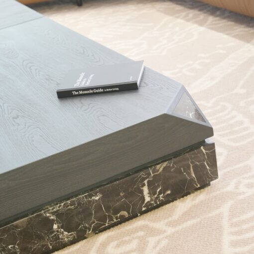 New Arrival Modern Stone Furniture Center Table Coffee Table Square Marble Wood Coffee Table Home Decorative Unique Design – Image 5