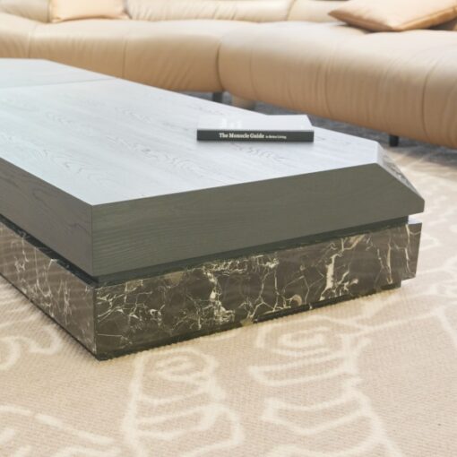 New Arrival Modern Stone Furniture Center Table Coffee Table Square Marble Wood Coffee Table Home Decorative Unique Design – Image 4