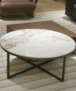 New Design Stone Furniture Cross Legs Office Coffee Table End Tables Coffee Table Rectangle Living Room Furniture
