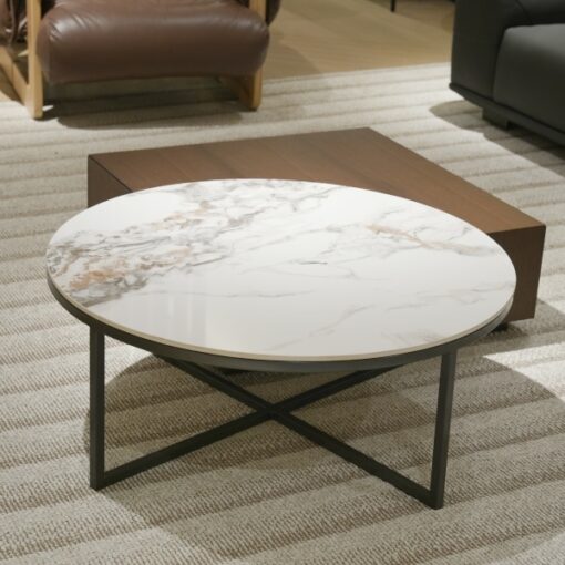 New Design Stone Furniture Cross Legs Office Coffee Table End Tables Coffee Table Rectangle Living Room Furniture