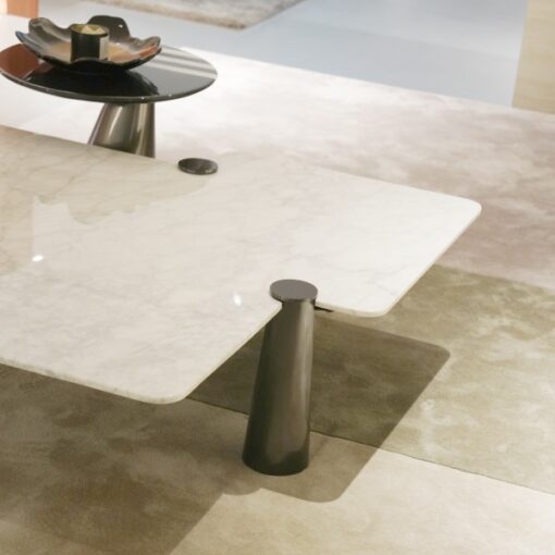New High Quality Design Sofa Stone Table Coffee Table Set Modern Natural Marble Top Central Living Room Furniture Custom - Image 3