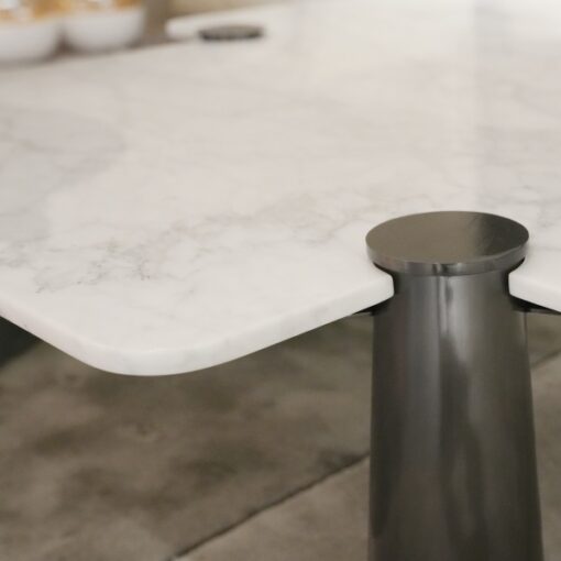 New High Quality Design Sofa Stone Table Coffee Table Set Modern Natural Marble Top Central Living Room Furniture Custom - Image 2