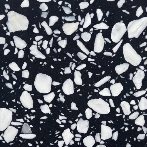 Panda White Terrazzo stone living room cafe table surface tile stone China factory price