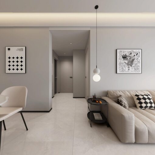 Roman rice grey Sintered Stone tile Indoor floor tile Engineering wholesale - Image 3