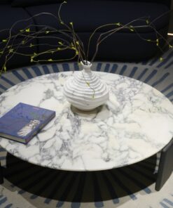 Stone Furniture Natural Marble Coffee Table White Marble Top Small Apartment New Tea Table Home Living Room