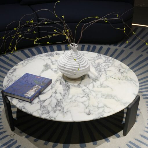 Stone Furniture Natural Marble Coffee Table White Marble Top Small Apartment New Tea Table Home Living Room