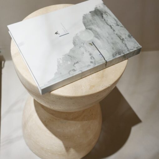Travertine Stone Furniture Corner Table Natural Marble Side Coffee Table Luxury Living Room Furniture – Image 4