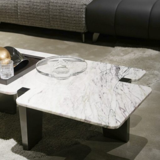 Unique New Design Stone Table Villa Marble Top Irregular Coffee Table Living Room Center Tables - Image 4
