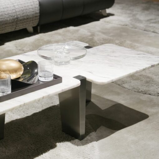 Unique New Design Stone Table Villa Marble Top Irregular Coffee Table Living Room Center Tables